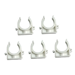 Acheter 5pcs PPR Polypropylène 1/2 3/4 1 raccords Clip De Fixation De Tuyau En Forme De U 25mm