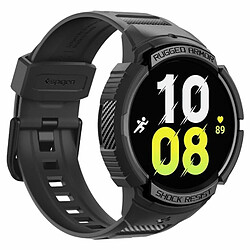 Spigen Sgp Spigen Rugged Armor Pro Coque avec Bracelet Compatible avec Samsung Galaxy Watch 6 40mm - Noir