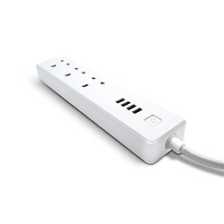 Avis Wewoo Prise Connectée 4 x ports USB + 3 x UK Plug Jack télécommande WiFi Smart Power Socket Fonctionne avec Alexa et Google Home, Longueur du câble: 1,8 m, AC 90-265V, UK