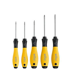 Set de 5 tournevis ESD Torx T6-T15 Wiha 362SF