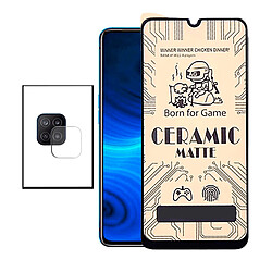 PHONECARE KIT Film de Verre Trempé CeramicGlass Full Cover + Film Caméra pour Samsung Galaxy M42 5G