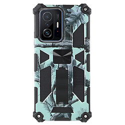 Coque en TPU anti-rayures avec béquille Vert menthe pour votre Xiaomi 11T/11T Pro