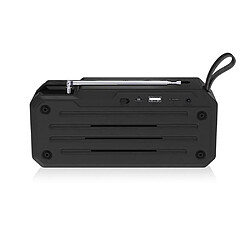 Yonis Mini Enceinte Bluetooth Portable Stéréo TWS Support Carte TF FM AUX U Disk Appel Mains Libres