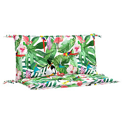 vidaXL Coussins de banc de jardin lot de 2 multicolore 100x50x7 cm