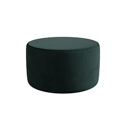 Pouf Makamii LIO velours - gris vert