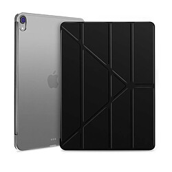 Wewoo Housse Étui Coque de protection TPU antichoc multi-rabattable pour iPad Pro12,9 pouces 2018avec support et fonction Veille / Réveil Noir