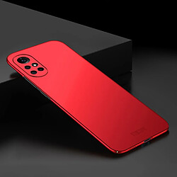 Mofi Coque en TPU Bouclier Slim Givré rigide rouge pour votre Huawei Nova 8 5G