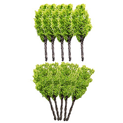 5pcs architecture paysage modèle arbres train chemin de fer paysage ho échelle 8 cm