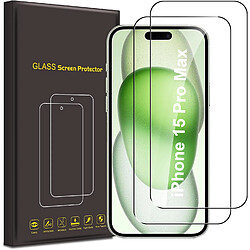 Verres Trempes X2 Pour iPhone 15 Pro Max Little Boutik©