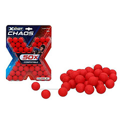 Fun Recharges de balles de pistolet (50 pcs) Rouge