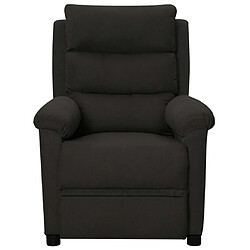 Maison Chic Fauteuil de massage,Fauteuil luxe de relaxation Noir Tissu -MN22228