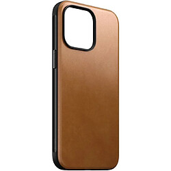 Avis Nomad Coque Modern en Cuir pour iPhone 15 Pro Max Marron clair