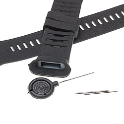 vhbw bracelet compatible avec Polar Vantage V montre connectée - 12,6 + 8,7cm noir