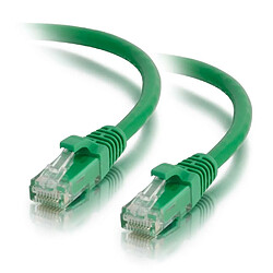 Cables To Go C2G Câble de raccordement réseau Cat5e avec gaine non blindé (UTP) de 1 M - Vert