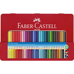 FABER-CASTELL Crayons de couleur Colour GRIP, étui de 36 ()