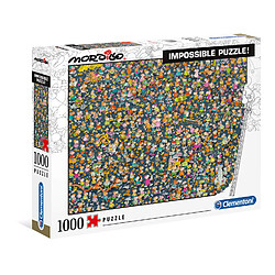 Clementoni Puzzle 1000 pièces : Impossible puzzle : Mordillo