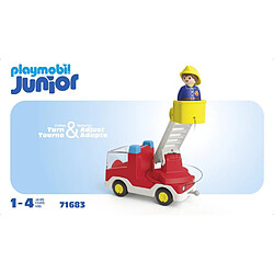 Playmobil® 71683 - Camion de pompier avec échelle pivotante