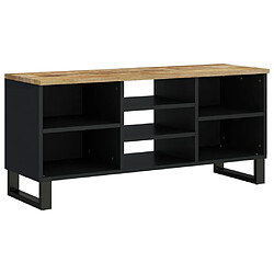 Maison Chic Meuble TV scandinave - Banc TV pour salon 100x33x46 cm bois de manguier et d'ingénierie -MN98859