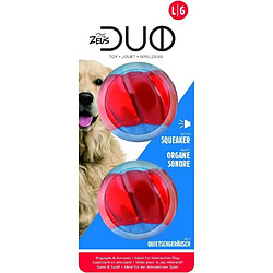 ZEUS Duo Ball, 6,3cm avecsiffleur, 2pc