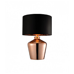 Endon Lampe Waldorf, cuivre, avec abat-jour