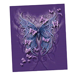 pleine perceuse diamant peinture animaux photos pour la décoration intérieure papillon violet pas cher