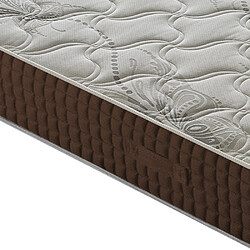 Materassi&Doghe Matelas 90x200 à ressorts ensachés et mousse à mémoire - hauteur 23 cm