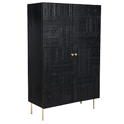 Rendez Vous Deco Armoire Chimane noire pas cher