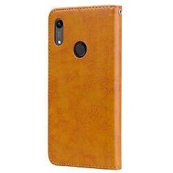 Avis Wewoo Housse Coque Étui en cuir à rabat horizontal pour Huawei Y6 2019 / Honor 8A avec support et fentes cartes et portefeuille marron