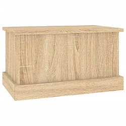 Acheter vidaXL Boîte de rangement chêne sonoma 50x30x28 cm bois d'ingénierie