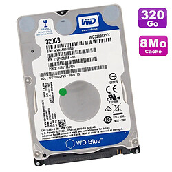 Western Digital Disque Dur 320Go SATA 2.5" WD Blue WD3200LPVX-16V0TT3 CP650856 10601751406 8Mo - Occasion