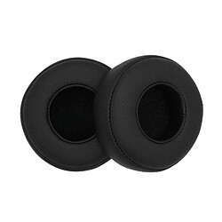 Wewoo Coussinets Mousse 2 PCS pour Beats Studio Mixr casque couverture en cuir de protection éponge cache-oreilles noir