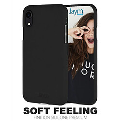 Jaym Coque pour Xiaomi Redmi Note 10 Premium Soft Feeling Noir