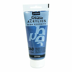 Pebeo Peinture acrylique iridescente - Bleu noir - 100 ml