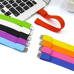 Wewoo Clé USB Bracelet MicroDrive 8Go USB 2.0 Mode U Disk Noir