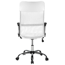 Acheter Beliani Chaise de bureau Blanc DESIGN