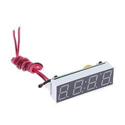 Acheter 3 en 1 voiture auto numérique led temps voltmètre thermomètre horloge module bleu