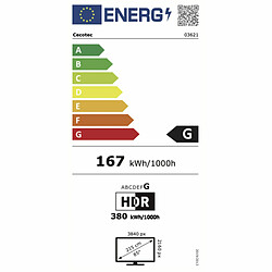 TV intelligente Cecotec V3+ series VQU30085+ 55" 4K Ultra HD HDR10 Dolby Vision