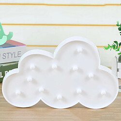 Universal (blanc) LED 3D nuage lumière de nuit mur chambre bébé crèche chambre décoration enfant cadeau