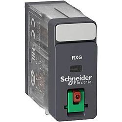 relais miniature - zelio relay rxg - 5a - 2of - 230v ac - schneider electric rxg21p7