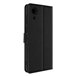 Avizar Housse Samsung Galaxy A03 Core Clapet Portefeuille Stand Vidéo noir