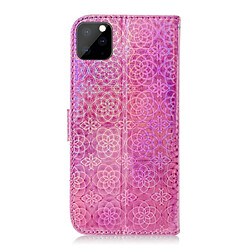 Avis Wewoo Housse Coque Pour iPhone 11 Pro Couleur unie Coloré Boucle magnétique Etui en cuir avec support et fentes cartes et porte-monnaie et lanière Rose