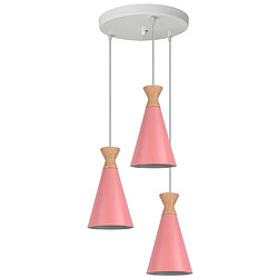 Stoex Moderne Suspensions Rose Luminaire Eclairage Style Nordique pour Salon Chambre