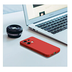 Avis Htdmobiles Coque pour Xiaomi Redmi Note 13 4G - housse etui silicone gel fine + film ecran - ROUGE