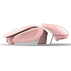 Yonis Souris Sans Fil Silencieuse Rechargeable Rose pas cher