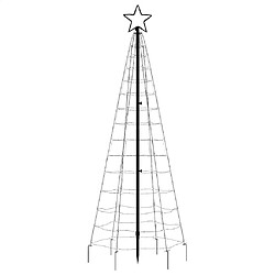 Acheter vidaXL Arbre de Noël lumineux avec piquets 220 LED blanc chaud 180 cm