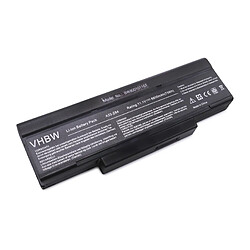 batterie vhbw Li-Ion 6600mAh (11.1V) noire pour ordinateur portable 3UR18650F-2-QC-11, 6-87-M66NS-4CA, 70-NFX2B3000, 70-NI51B2000, 70-NJ01B1100