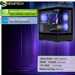 Sedatech PC Gamer Pro V360 • Intel i5-13400F • RTX4080 Super • 16Go DDR5 • 1To SSD M.2 • sans OS