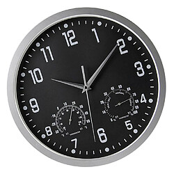 Horloge Murale à Design Simple Avec Affichage D'humidité De La Température Style03