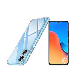 Kit Étui SuperProtectAnti-Shock + Film Hydrogel Avant Phonecare pour Oppo A58 4G - Transparent