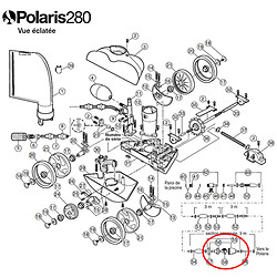 Vanne de recul de rechange pour polaris 280 - g52 - POLARIS